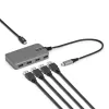 StarTech.com Hub USB-C a 4 porte, 5 Gbit/s, bus-powered, hub USB-C a 4x USB-A con ingresso alimentazione ausiliaria USB-C, cavo host da 1 ft/30 cm, hub USB portatile per desktop/laptop