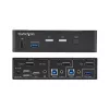 StarTech.com Switch KVM DisplayPort a 2 porte, 4K 60Hz, DP 1.2, gestione EDID, hub USB 3.0 a 2 porte, 4 porte USB HID, conforme TAA