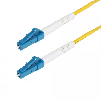 StarTech.com Cavo in fibra ottica LC a LC (UPC) OS2 monomodale simplex da 2 m (6,6 ft), 9/125 µm, 40G/100G, insensibile alle piegature, bassa attenuazione di inserzione – Cavo jumper in fibra ottica LSZH