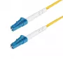 StarTech.com Cavo in fibra ottica LC a LC (UPC) OS2 monomodale simplex da 3 m, 9/125 µm, 40G/100G, insensibile alle piegature, bassa attenuazione di inserzione – Cavo patch in fibra ottica LSZH