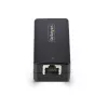 StarTech.com Isolatore di rete Gigabit a 1 porta, compatto accoppiatore Ethernet RJ45 inline con isolamento galvanico 4kV, IP40, montaggio su guida DIN, conforme TAA