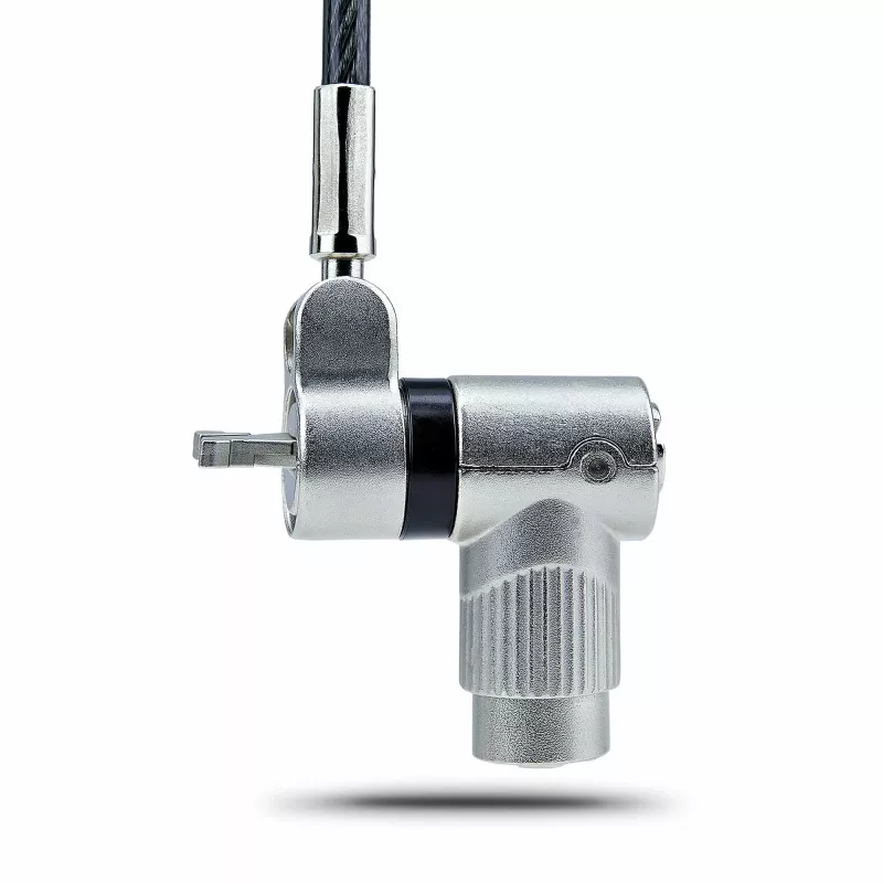 StarTech.com Confezione da 25 lucchetti universali per notebook da 2 m, chiave unica, cavo di sicurezza, compatibile con Noble Wedge®/Nano/K-Slot, cavo antifurto resistente al taglio