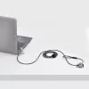 StarTech.com Confezione da 25 lucchetti universali per laptop da 2 m, cavo di sicurezza serializzato per notebook, compatibile con Noble Wedge®/Nano/K-Slot, cavo con lucchetto a combinazione senza chiave – TAA