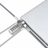 StarTech.com Confezione da 10 lucchetti per laptop a doppio accesso, cavo di sicurezza da 1,98 m con chiave unica e combinazione numerica per dispositivi con slot K, cavo in acciaio antifurto per computer