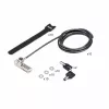 StarTech.com Confezione da 10 lucchetti per laptop a doppio accesso, cavo di sicurezza da 1,98 m con chiave unica e combinazione numerica per dispositivi con slot K, cavo in acciaio antifurto per computer