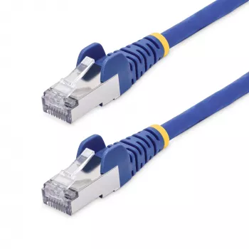 StarTech.com Cavo Ethernet CAT8 blu da 3 m, RJ45 senza linguetta, 25G/40G, 2000 MHz, 100 W PoE++, S/FTP, 26 AWG conduttore in rame nudo, LSZH, cavo patch di rete schermato con scarico di trazione, testato singolarmente