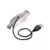 StarTech.com Dongle convertitore di media Gigabit da fibra a Ethernet RJ45, ottico monomodale 10 km/multimodale 800 m, alimentazione USB, design compatto, custodia in metallo, Micro Mini, TAA