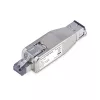 StarTech.com Convertitore media Gigabit fibra a RJ45 Ethernet dongle, ottico monomodale 10 km/multimodale 800 m, alimentato PoE, design compatto, case in metallo, Micro Mini, TAA