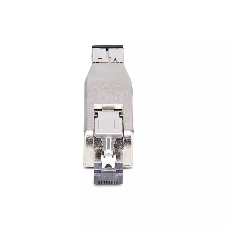 StarTech.com Convertitore media Gigabit fibra a RJ45 Ethernet dongle, ottico monomodale 10 km/multimodale 800 m, alimentato PoE, design compatto, case in metallo, Micro Mini, TAA
