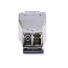 StarTech.com Convertitore media Gigabit fibra a RJ45 Ethernet dongle, ottico monomodale 10 km/multimodale 800 m, alimentato PoE, design compatto, case in metallo, Micro Mini, TAA