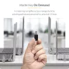 StarTech.com 25-Pack Universal Laptop Lock 6.6ft (2m), cavo di blocco con chiave master, sicurezza computer, compatibile con Noble Wedge®/Nano/K-Slot; cavo antifurto resistente al taglio