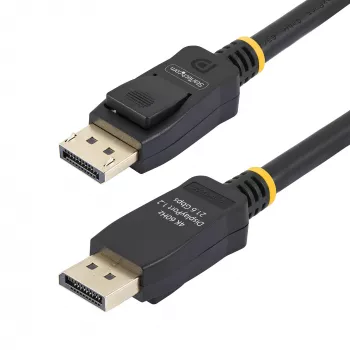 StarTech.com cavo DisplayPort certificato VESA 2m (6.6ft) – confezione da 10 – cavo DisplayPort 1.2 con blocco, 4K 60Hz UHD, cavo DP a DP per monitor, connettori DP bloccabili