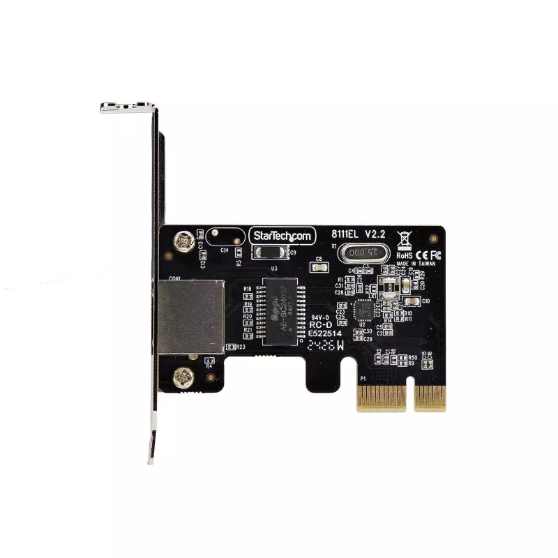StarTech.com scheda di rete PCIe Gigabit 1 porta, NIC low-profile, scheda LAN PCI Express 10/100/1000Mbps, Realtek RTL8111H, Windows e Linux, conforme TAA