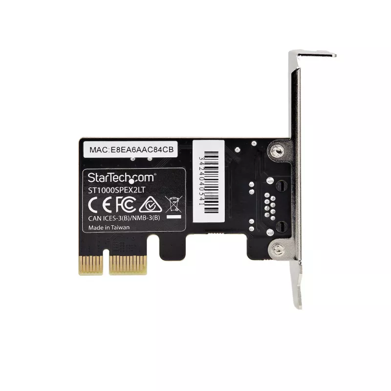 StarTech.com scheda di rete PCIe Gigabit 1 porta, NIC low-profile, scheda LAN PCI Express 10/100/1000Mbps, Realtek RTL8111H, Windows e Linux, conforme TAA