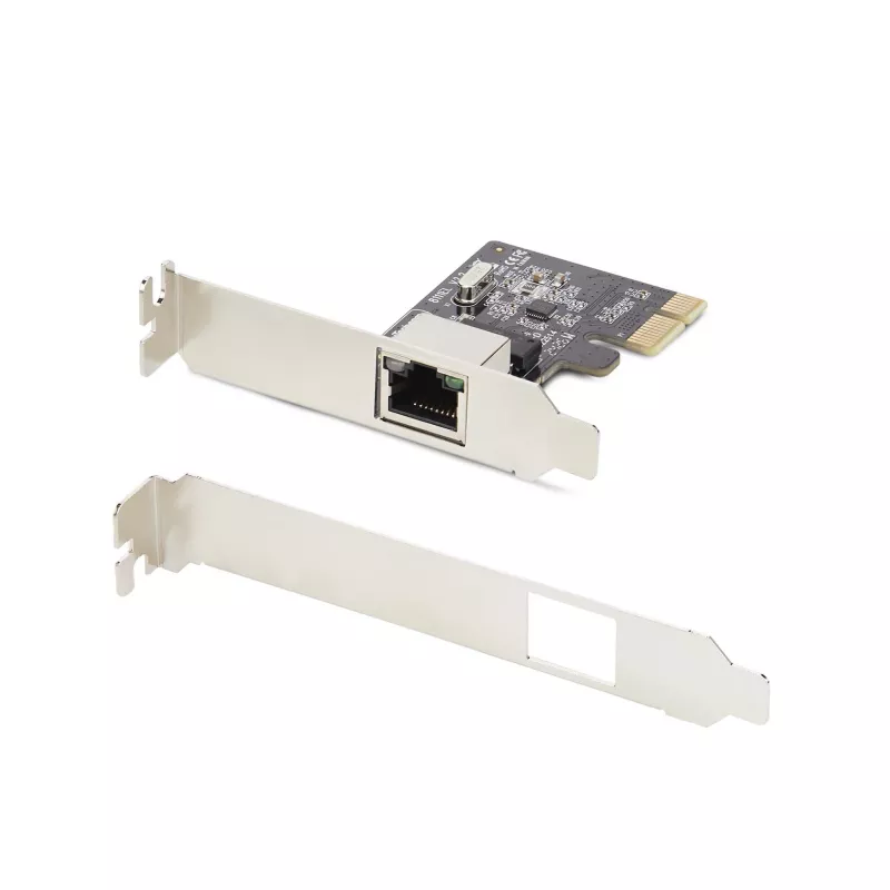 StarTech.com scheda di rete PCIe Gigabit 1 porta, NIC low-profile, scheda LAN PCI Express 10/100/1000Mbps, Realtek RTL8111H, Windows e Linux, conforme TAA