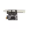 StarTech.com scheda di rete PCIe Gigabit 2 porte, NIC PCI Express 10/100/1000Mbit/s, doppio Realtek RTL8111H, compatibile con Windows e Linux, conforme TAA