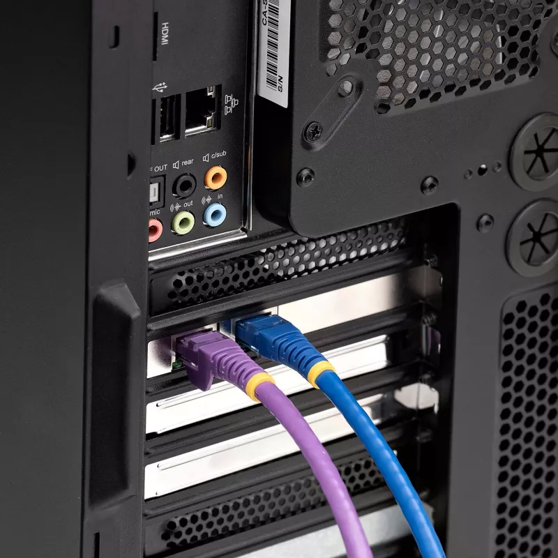 StarTech.com scheda di rete PCIe Gigabit 2 porte, NIC PCI Express 10/100/1000Mbit/s, doppio Realtek RTL8111H, compatibile con Windows e Linux, conforme TAA