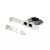 StarTech.com scheda di rete PCIe Gigabit 2 porte, NIC PCI Express 10/100/1000Mbit/s, doppio Realtek RTL8111H, compatibile con Windows e Linux, conforme TAA