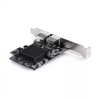 StarTech.com scheda di rete PCIe Gigabit 5G 2 porte, scheda LAN PCI Express 5G/2.5G/1G/100M/10M, Realtek RTL8126, Windows e Linux, conforme TAA