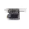StarTech.com scheda di rete PCIe Gigabit 5G 2 porte, scheda LAN PCI Express 5G/2.5G/1G/100M/10M, Realtek RTL8126, Windows e Linux, conforme TAA