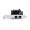 StarTech.com scheda di rete PCIe Gigabit 5G 2 porte, scheda LAN PCI Express 5G/2.5G/1G/100M/10M, Realtek RTL8126, Windows e Linux, conforme TAA