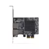 StarTech.com scheda di rete PCIe Gigabit 5G 2 porte, scheda LAN PCI Express 5G/2.5G/1G/100M/10M, Realtek RTL8126, Windows e Linux, conforme TAA