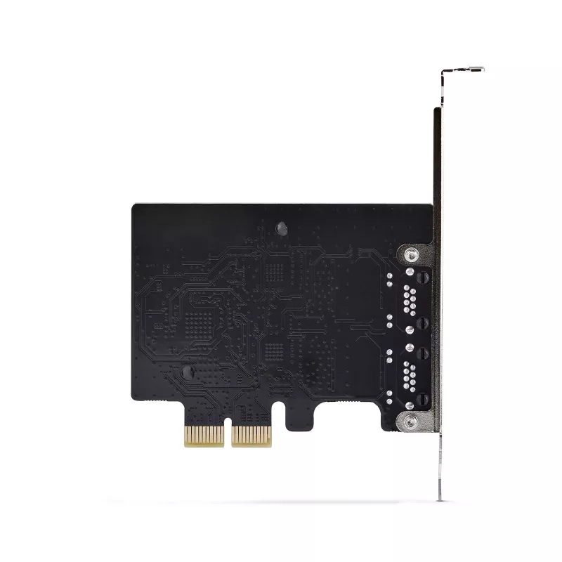 StarTech.com scheda di rete PCIe Gigabit 5G 2 porte, scheda LAN PCI Express 5G/2.5G/1G/100M/10M, Realtek RTL8126, Windows e Linux, conforme TAA