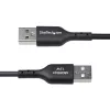 StarTech.com cavo di ricarica USB-A a USB-C 2m, ricarica e sincronizzazione, 3A, USB 2.0, guaina TPE - cavo di ricarica USB nero