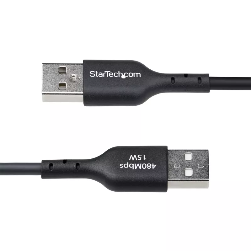 StarTech.com cavo di ricarica USB-A a USB-C 2m, ricarica e sincronizzazione, 3A, USB 2.0, guaina TPE - cavo di ricarica USB nero