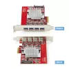 StarTech.com scheda PCIe USB-A 4 porte, USB 3.2 10 Gbit/s, scheda di espansione PCI Express 3.0, 4x controller USB indipendenti, Windows/Linux/macOS, conforme TAA