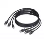 StarTech.com cavo KVM doppio DisplayPort e USB 5 Gbit/s 1,8 m, 4K 60 Hz, universalmente compatibile, cavo combo DP 1.2/USB 3.0 per switch KVM dual-monitor