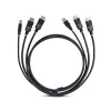 StarTech.com cavo KVM doppio DisplayPort e USB 5 Gbit/s 1,8 m, 4K 60 Hz, universalmente compatibile, cavo combo DP 1.2/USB 3.0 per switch KVM dual-monitor