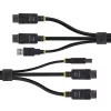 StarTech.com cavo KVM doppio DisplayPort e USB 5 Gbit/s 1,8 m, 4K 60 Hz, universalmente compatibile, cavo combo DP 1.2/USB 3.0 per switch KVM dual-monitor