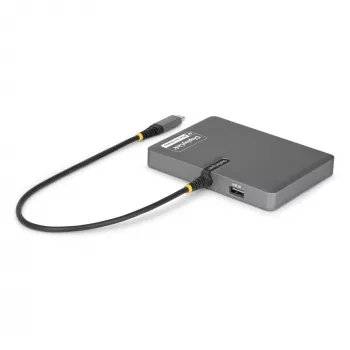StarTech.com adattatore workstation USB-C a quad-monitor, 4K 60Hz HDMI, 140W PD passthrough per ricarica laptop, porta USB per tastiera/mouse wireless, TAA