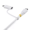 StarTech.com cavo di ricarica USB-C 2-in-1 robusto 2m (6ft) con adattatore Lightning, 30W/60W (3A), certificato Apple MFi, cavo di ricarica USB-C intrecciato per iPhone/iPad/Android