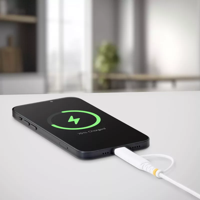 StarTech.com cavo di ricarica USB-C 2-in-1 robusto 2m (6ft) con adattatore Lightning, 30W/60W (3A), certificato Apple MFi, cavo di ricarica USB-C intrecciato per iPhone/iPad/Android