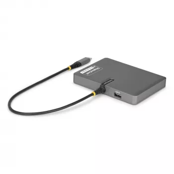 StarTech.com adattatore workstation USB-C a quad-monitor, 4K 60Hz DisplayPort, 140W PD passthrough per ricarica laptop, porta USB per tastiera/mouse wireless, TAA