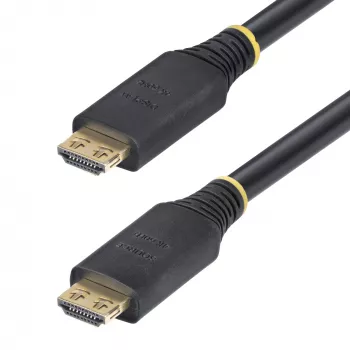 StarTech.com cavo HDMI High Speed attivo 10,6 m con connettori grippanti, 4K 60 Hz/1440p 144 Hz, HDR10/HDCP 2.2/ARC, 18 Gbit/s, cavo HDMI 2.0 UHD per TV/monitor/display, guaina TPE