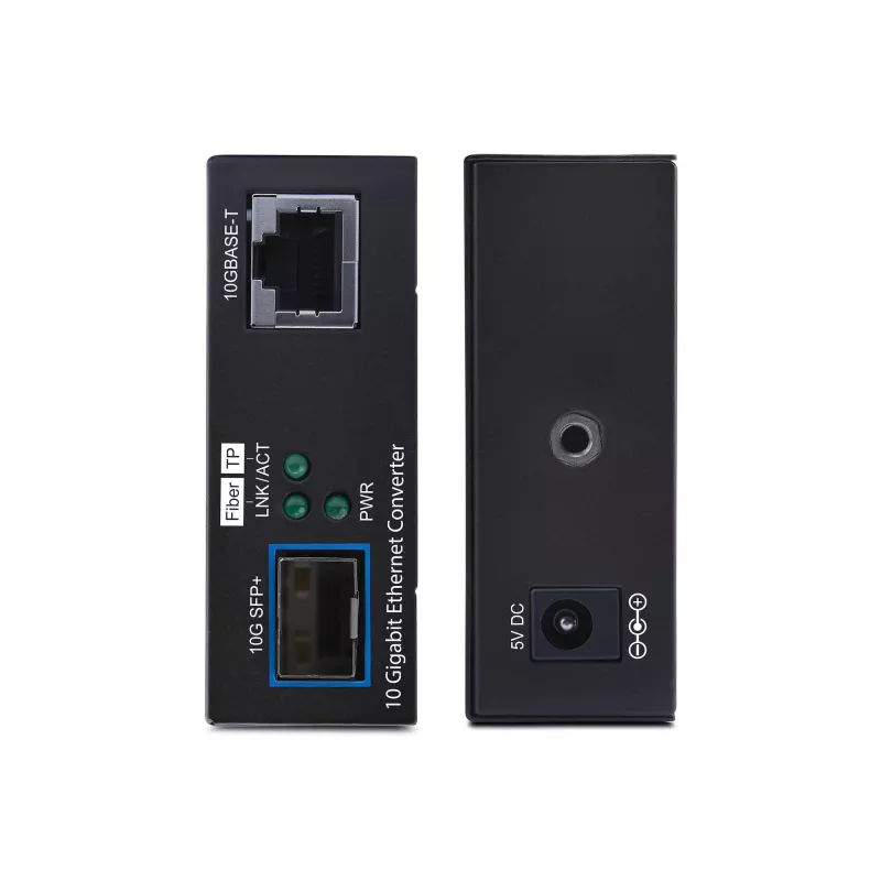 StarTech.com convertitore media fibra SFP+ 10GbE, 10 Gigabit Ethernet RJ-45 a 10GBASE-X SFP+, monomodale, multimodale, 16K Jumbo Frames, conforme TAA