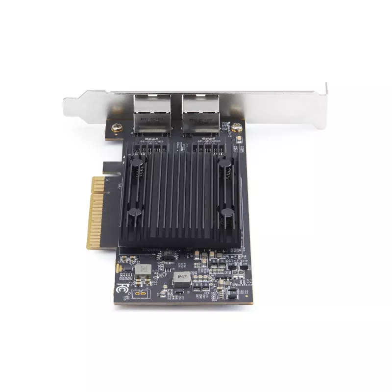 StarTech.com scheda di rete Ethernet PCIe 10Gb 2 porte, scheda di interfaccia di rete 10GbE, chipset Broadcom BCM57416, doppio RJ45 10GBase-T/Gigabit, scheda NIC, TAA
