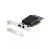 StarTech.com scheda di rete Ethernet PCIe 10Gb 2 porte, scheda di interfaccia di rete 10GbE, chipset Broadcom BCM57416, doppio RJ45 10GBase-T/Gigabit, scheda NIC, TAA