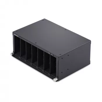 StarTech.com chassis per convertitori media unmanaged 7 slot per serie convertitori media MCM, isolamento completo dell'alimentazione, raffreddamento attivo, rackmount 10 pollici, conforme TAA