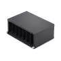 StarTech.com chassis per convertitori media unmanaged 7 slot per serie convertitori media MCM, isolamento completo dell'alimentazione, raffreddamento attivo, rackmount 10 pollici, conforme TAA