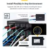 StarTech.com convertitore media Gigabit Ethernet rame a fibra, SM LC, 20 km, 10/100/1000 Mbit/s, RJ45 a LC, tutto metallo, 9K Jumbo Frames, conforme TAA