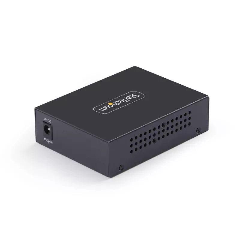 StarTech.com convertitore media fibra SFP+ Multi-Gigabit 10GbE open, 10G/5G/2.5G/1G/100M, rame a 10GBASE-X SFP+, monomodale, multimodale, 16K Jumbo Frames, TAA