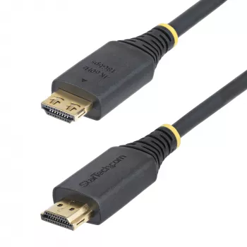 StarTech.com cavo HDMI High Speed 2,4 m con connettori grippanti, 4K 60Hz/1440p 144Hz, HDR10/HDCP 2.2/ARC, 18 Gbit/s, cavo HDMI 2.0 UHD per TV/monitor/display, guaina TPE