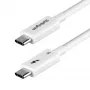 StarTech.com cavo Thunderbolt 5 3ft (1m), 80 Gbit/s/fino a 120 Gbit/s, 240 W PD, 8K 60 Hz, cavo Thunderbolt certificato, compatibile con Thunderbolt 4/USB4/USB-C – bianco
