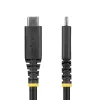 StarTech.com Cavo USB4 da 2 m (6 ft), 20 Gbit/s, cavo USB-C certificato USB-IF, 240 W PD EPR, 4K 120 Hz DP 1.4, guaina TPE, cavo USB-C nero