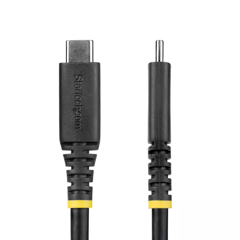 StarTech.com Cavo USB4 da 2 m (6 ft), 20 Gbit/s, cavo USB-C certificato USB-IF, 240 W PD EPR, 4K 120 Hz DP 1.4, guaina TPE, cavo USB-C nero