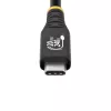 StarTech.com Cavo USB4 da 2 m (6 ft), 20 Gbit/s, cavo USB-C certificato USB-IF, 240 W PD EPR, 4K 120 Hz DP 1.4, guaina TPE, cavo USB-C nero